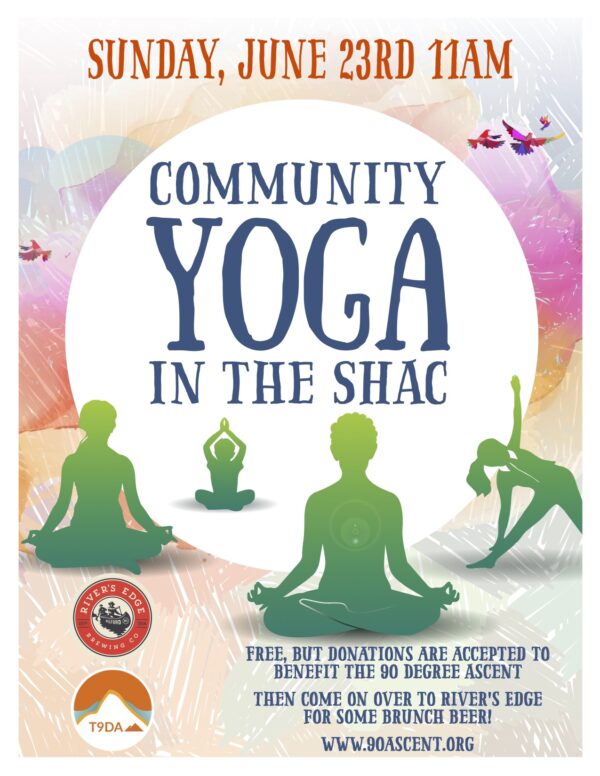 Yoga in the SHAC on June 23rd, 11am.