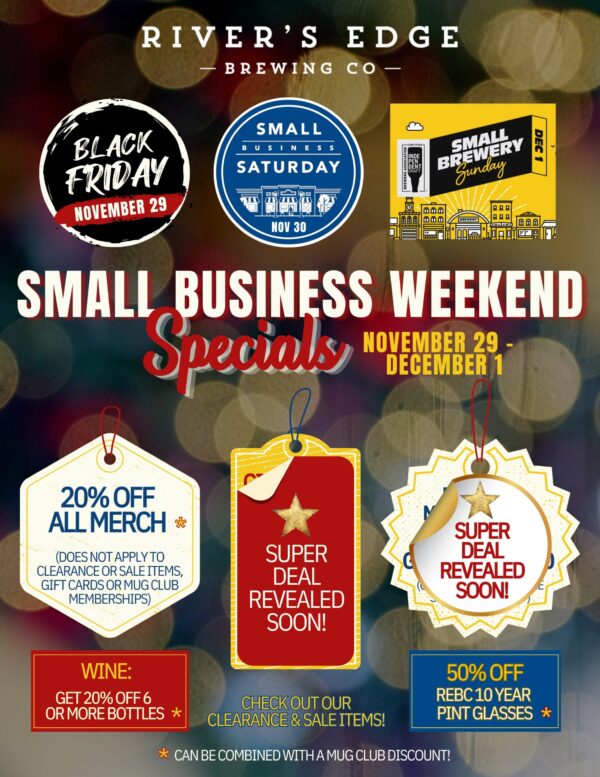 Small business weekend specials Nov 29-Dec 1