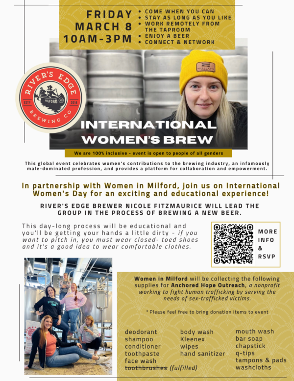 Flyer for womens brew day