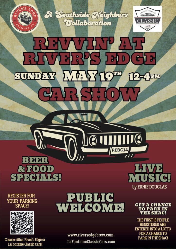River's Edge Car Show on May 19th
