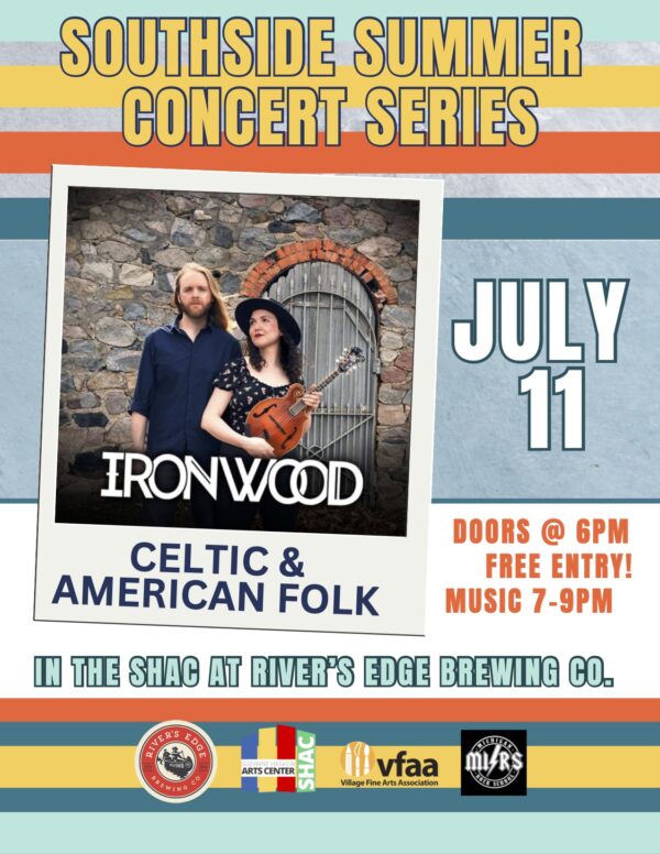 Ironwood concert on July 11th in the SHAC