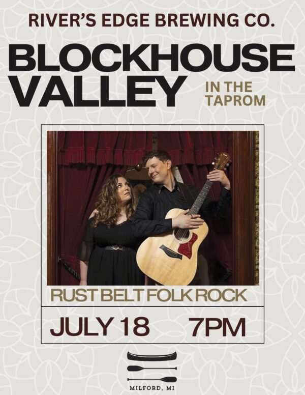 Blockhouse Valley live in the Taproom on July 18th.