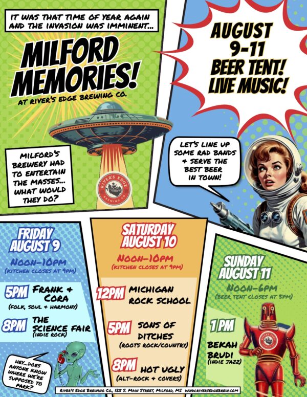 Milford Memories at River's Edge August 9-11