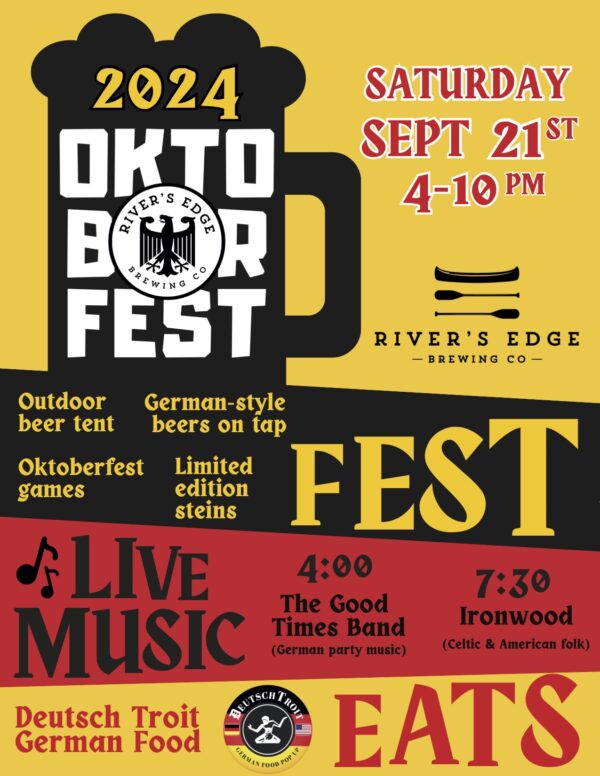 River's Edge Oktoberfest on September 21st