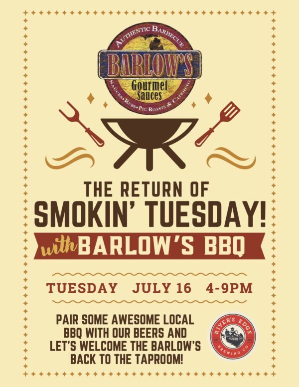 Smokin' Tuesday on July 16th.