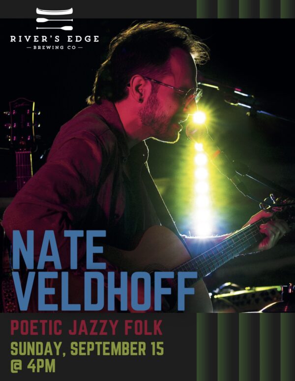 Nate Veldhoff live on September 15th, 4pm.